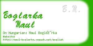 boglarka maul business card